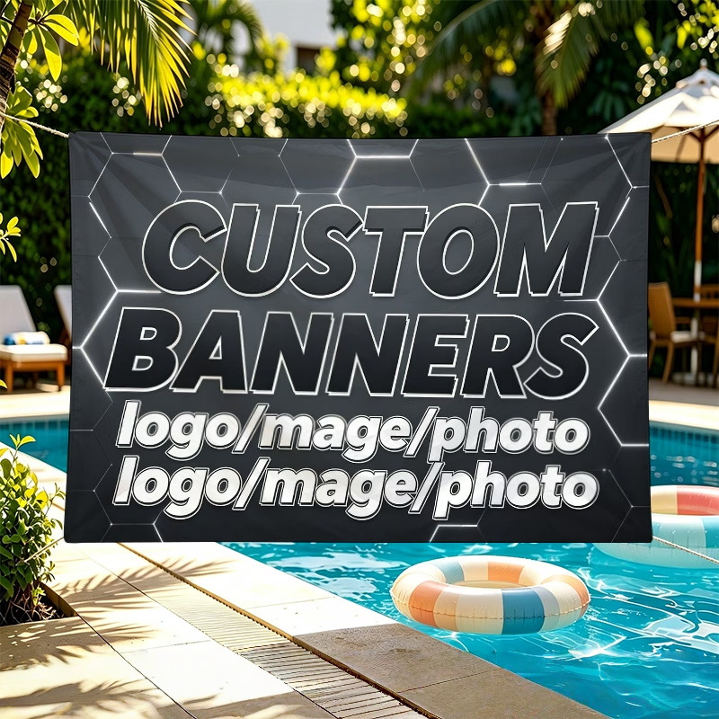 Commercial Printing In Photoshop - Bandeiras personalizadas adequadas para atividades de