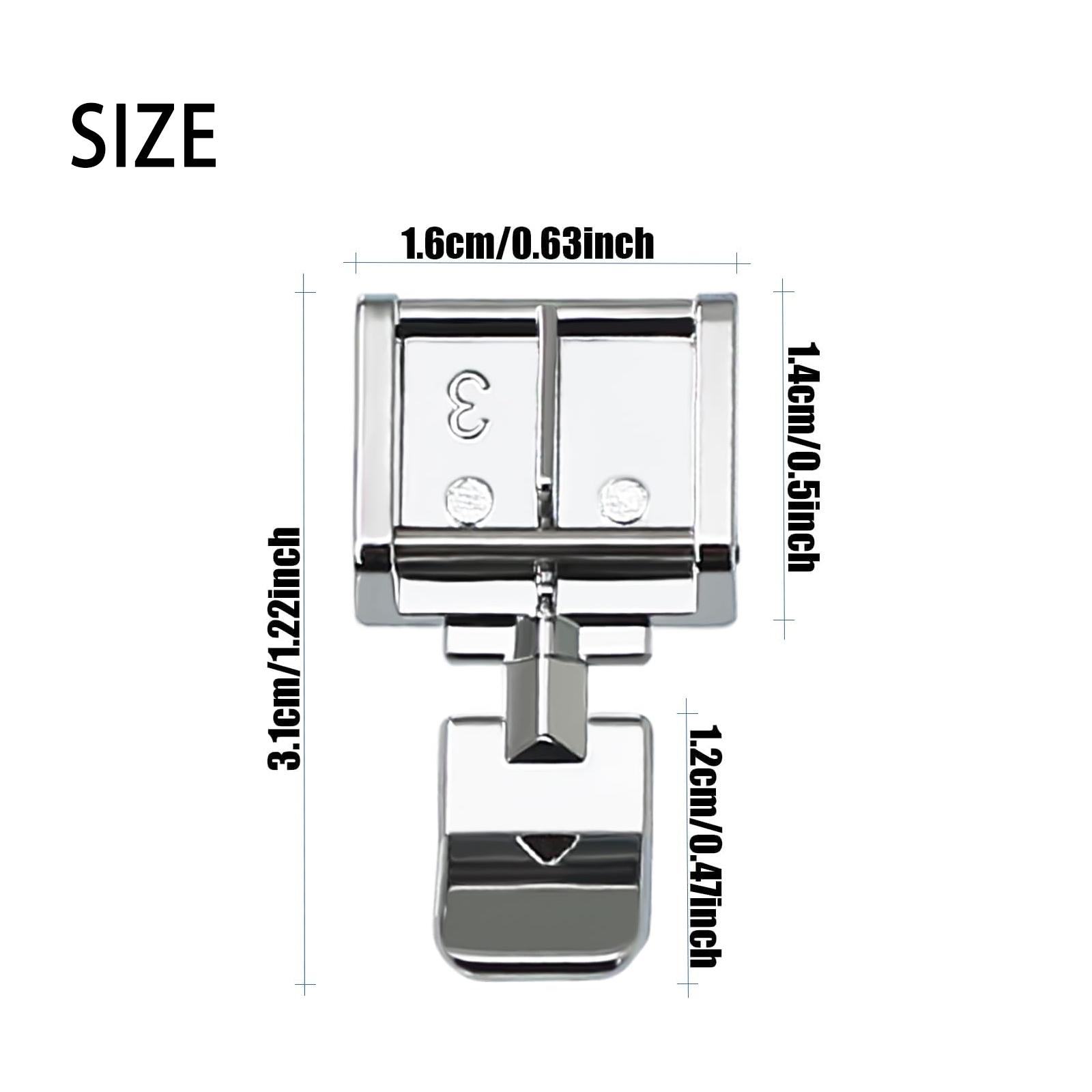 2 Peças # 006905008 Calcador d - Commercial Embroidery Machine avaliação e preço