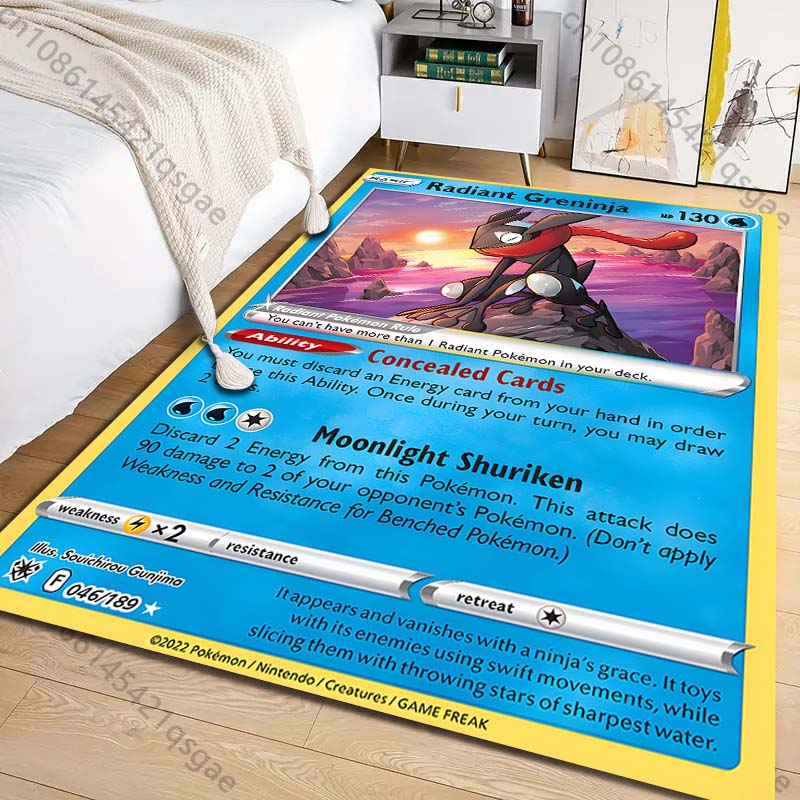 Tapete Estampado Pokémon Greni - Commercial Printing & Packaging Pvt Ltd Photos avaliação e preço