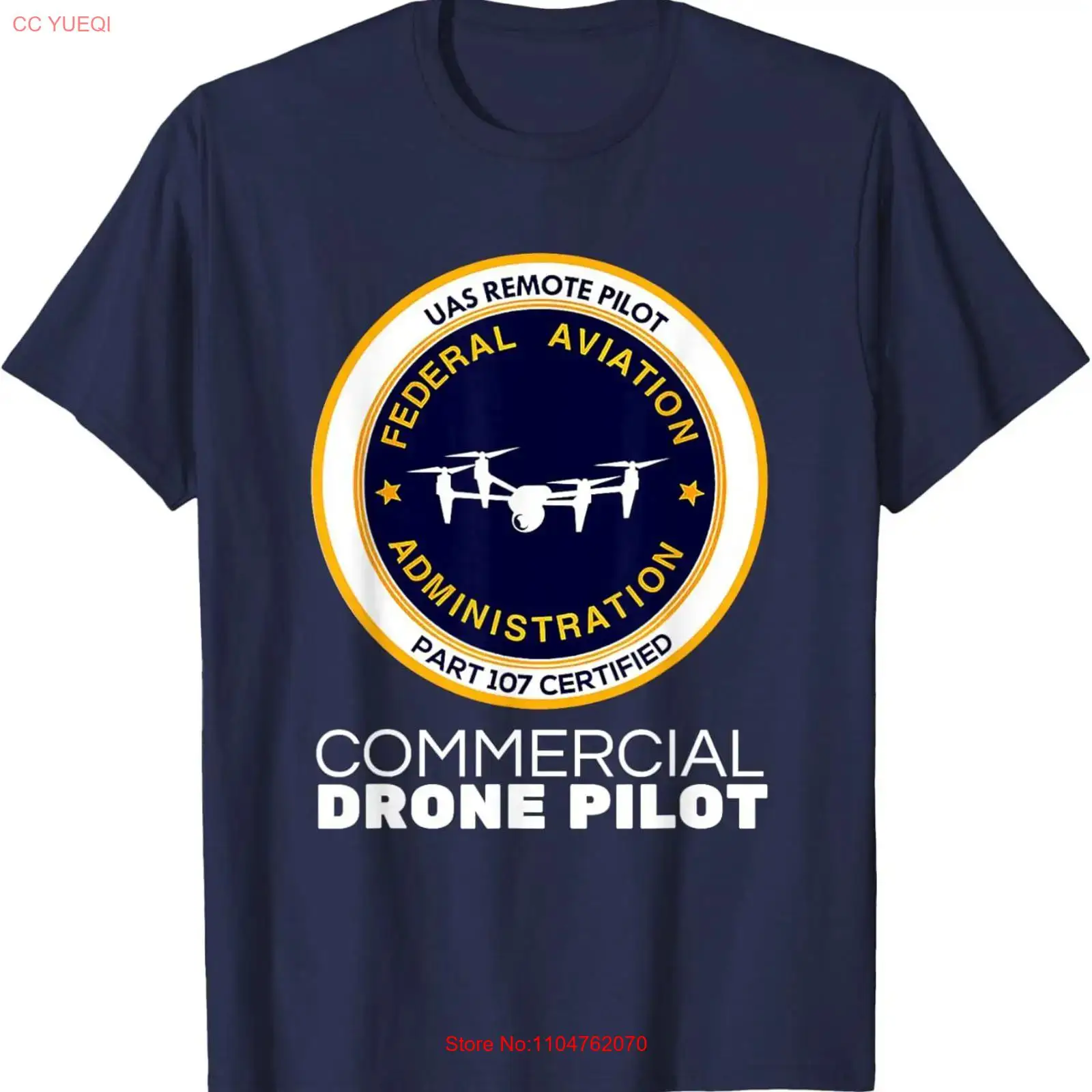 Camiseta FAA Commercial Drone  - Commercial Printing & Packaging Pvt Ltd Photos avaliação e preço