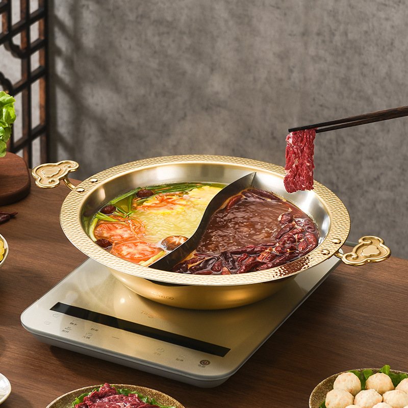 Panela de Hot Pot de Aço Inoxi - Commercial Printing & Packaging Pvt Ltd Photos avaliação e preço