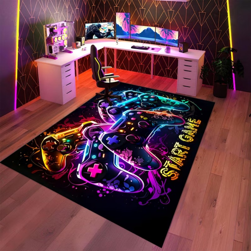 Tapete de Área Neon Glow para  - Commercial Printing & Packaging Pvt Ltd Photos avaliação e preço